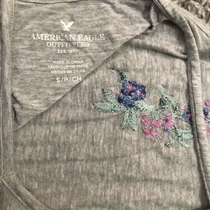 AE Flower Embroidered Bodysuit